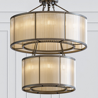 Modern chandelier 3d model