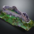 Monuments Sites Sites Sites Ruins Castle Fortress Ancient Castle Ancient Ruins Realistic 3d model