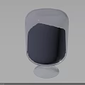 Transparent Glass Cup With Stable Base Simple Design For Home Daily Use
