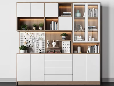 Nordic Bookcase 3d model