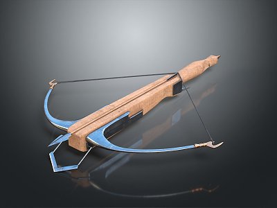 Crossbow Mechanical Crossbow Shift Bow and Arrow Shoot Far Equipment Weapons High-tech Crossbow 3d model