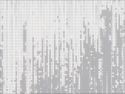 Abstract Dot Matrix Pattern With Vertical Gray White Lines And Grid Background 3d model