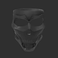 Dark Game Movie Character Skull Mask With Detailed Facial Features And 3D Design
