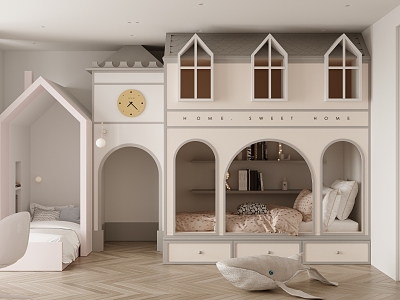 Modern Children's Room 3d model