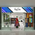 HappySocks Specialty Store With Colorful Window Displays And Sock Collections
