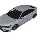 Black Sporty Sedan With Sleek Headlights Alloy Wheels And Red Brake Calipers