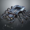 Robot Spider Robot Mecha Spider Science Fiction Spider Mechanical Spider Spider Battery Spider Tower Defense 3d model