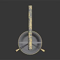 Modern Pendant Light Fixture With Metal Chain And Glass Shade Design