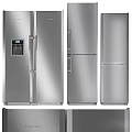 Stainless Steel Refrigerators And Freezers In Various Modern Styles For Kitchen Use