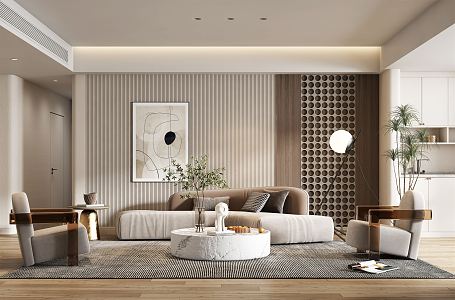 The Silent Living Room 3d model