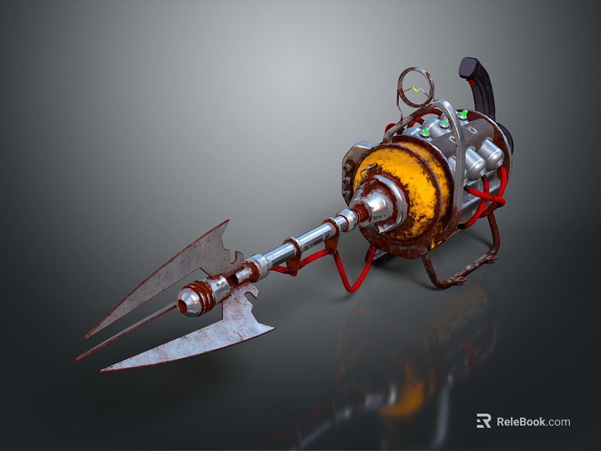 Plasma Rifle Plasma Gun Plasma Rifle Science Fiction Weapon 3d model