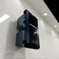 Wall Mounted Industrial Equipment With Digital Display And Secure Casing In Modern Setting