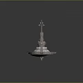 signal tower science fiction signal tower science fiction communication tower communication tower science fiction equipment science fiction facilities science fiction architecture 3d model