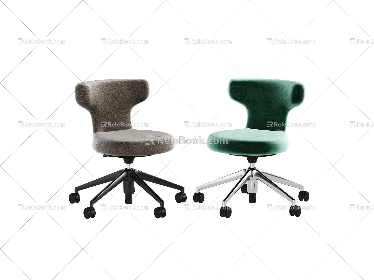 Modern Office Chair Swivel Seat 3d model