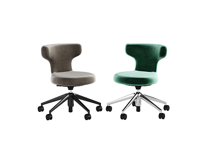 Modern Office Chair Swivel Seat 3d model