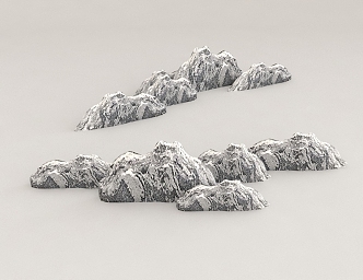 Stone Landscape Stone 3d model