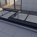 Lighting well split translation skylight 3d model