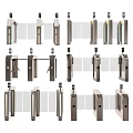 Industrial Security Turnstile Equipment with Various Models and Access Control Functions 3d model
