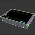 Wellhope Industrial Touch Screen Computer With White Frame Black Display And Green Indicator Light