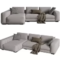 Modern Multiplayer Sofa 3d model