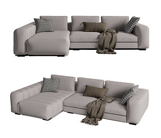 Modern Multiplayer Sofa 3d model