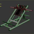 Household Fitness Equipment With Sturdy Metal Frame Black Seat Footplate And Handles For Home Use