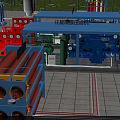 Modern Gas Filling Station With Complete Processing Equipment And Surrounding Green Natural Environment