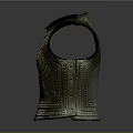 Ancient Weapon Breastplate Armor With Intricate Metal Decorative Design And Details