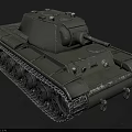 Vintage Military Tank Design With Detailed Metal Tracks Turret And Cannon