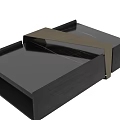 Modern Geometric Dining Table Design With Sleek Metal Frame And Wooden Tabletop
