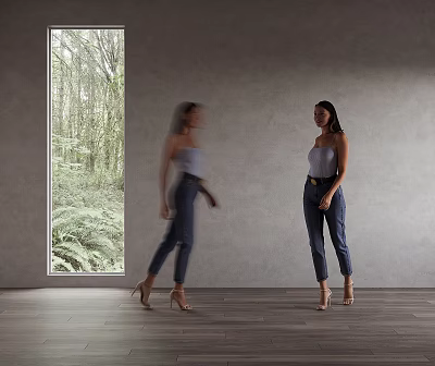 Modern Woman Female Characters 3d model