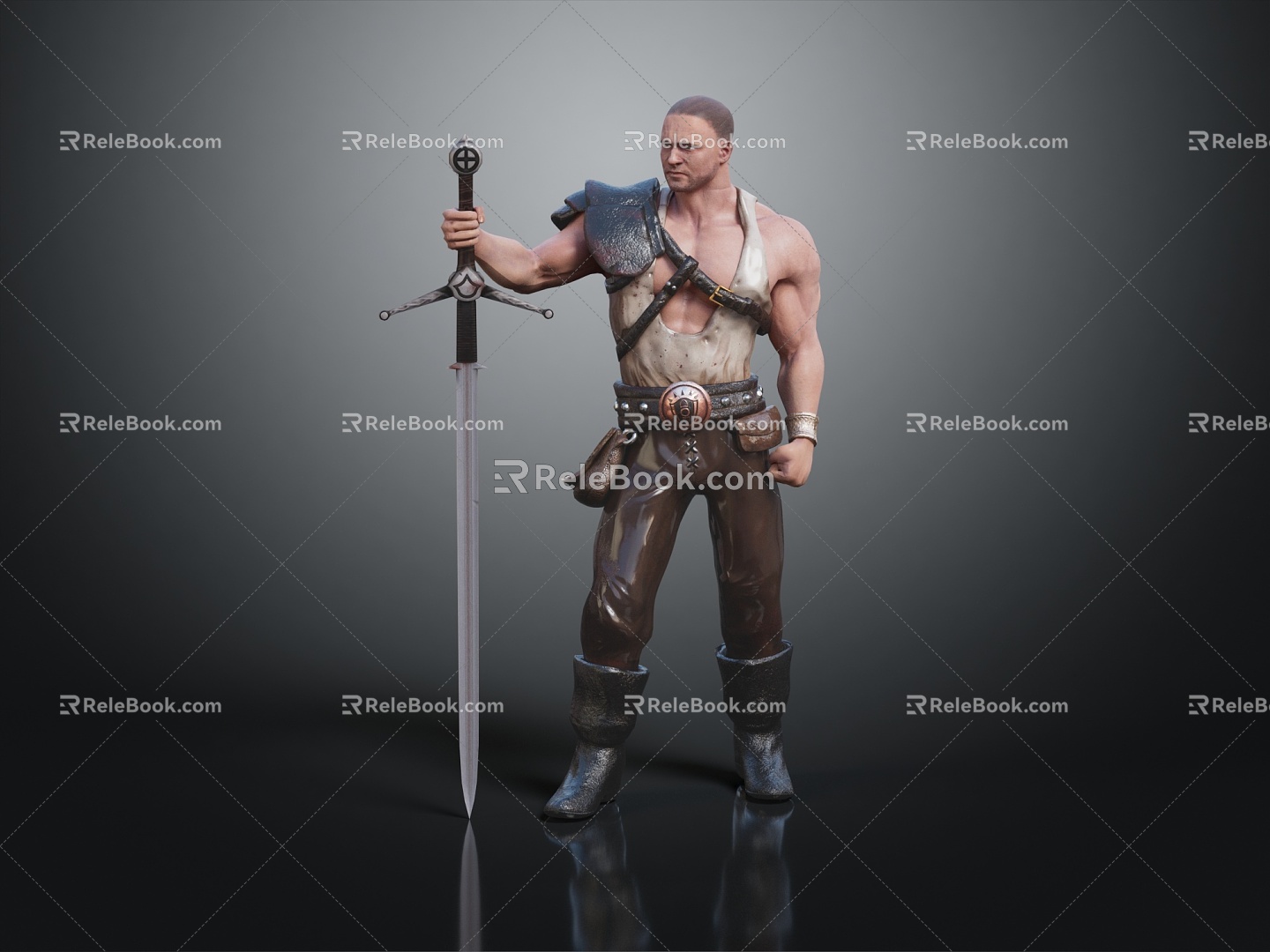 modern warrior western warrior western warrior western hero model