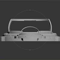 Industrial Metal Ring Components With Large Ring Handle And Small Cover Lid Design