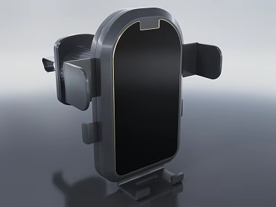 Ergonomic Modern Adjustable Phone Holder With Stable Base For Mobile Devices 3d model