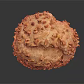 Homemade Nutty Bread Topped With Chopped Nuts Golden Brown Crust And Crunchy Texture