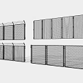 Different Types of Metal Chain Link Fences With Various Designs for Outdoor Use