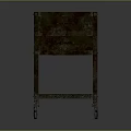 Rustic Industrial Entryway Side Cabinet With Drawer Shelf And Wheels