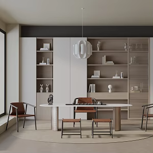 Modern table combination 3d model