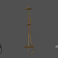 Stylish Black Gold and Silver Shower Systems for Modern Bathroom Design