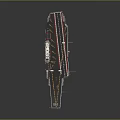 Modern Aircraft Carrier With Flight Deck Island Superstructure Flags And Fighter Jets