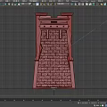 Decorative Ancient Brick Architectural Component With Layered Structure And Tower Design