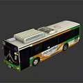 Contemporary City Bus Featuring Green White Livery And Modern Design For Urban Transport