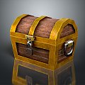 Cartoon Chest Treasure Chest Treasure Chest Jewelry Chest Cashbox Wooden Chest Game Chest Treasure Chest Pirate Chest 3d model