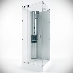 Modern Shower Room Shower 3d model