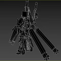 Robot Armed Robot Science Fiction Robot War Machine Mobile Soldier Gundam Transformers 3d model