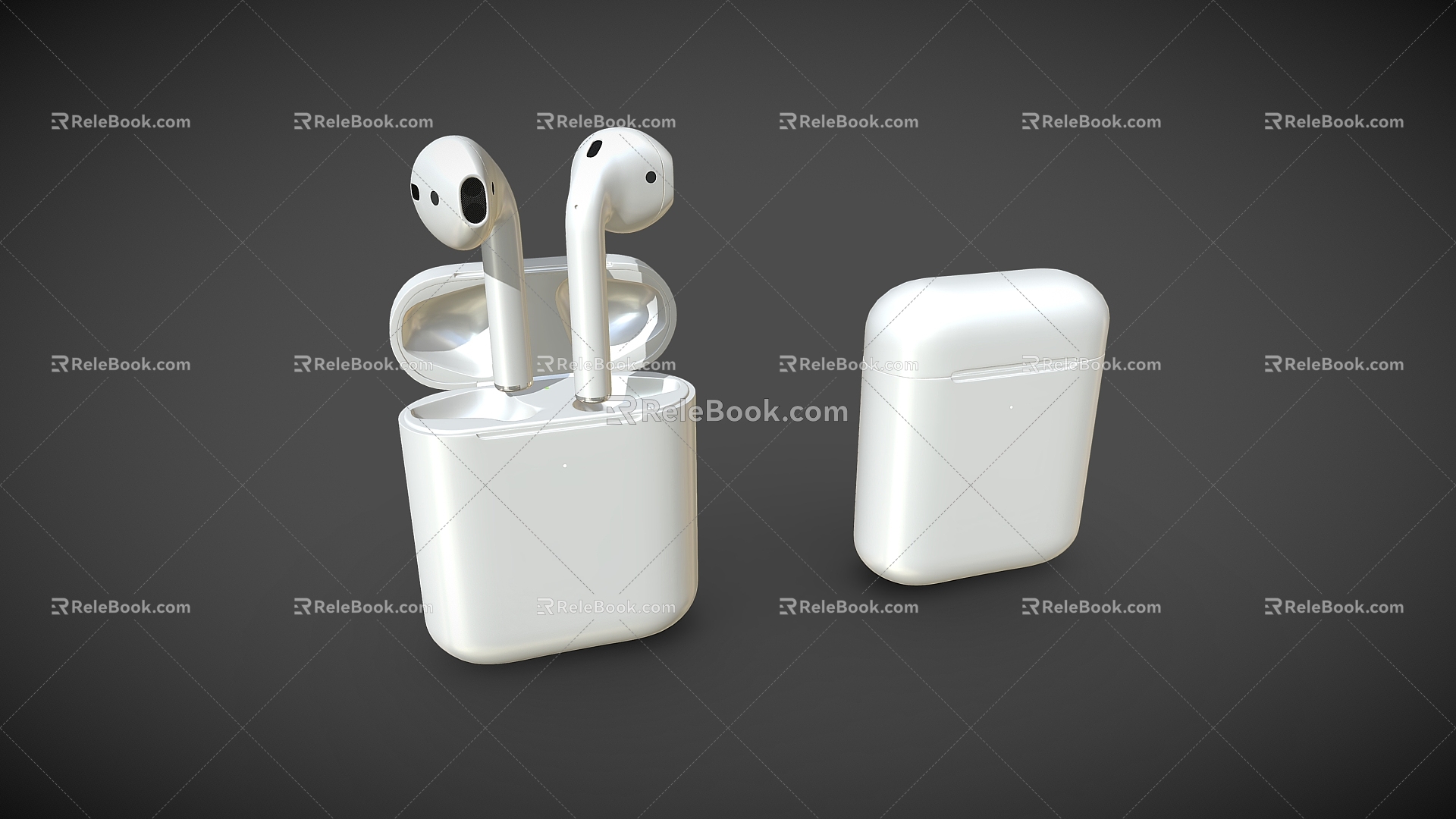 Apple Headphones Apple AirPods Headphones Bluetooth Headphones Wireless Headphones 3d model