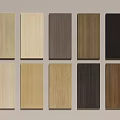 Various Wood Textured Wall Panels With Multiple Color Options For Interior Design 3d model