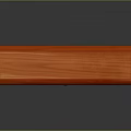 Orange Wooden Console Table Design With Single Drawer Lower Shelf And Slender Legs