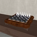 American Chess 3d model