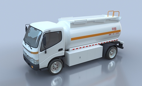 Methanol Transporter Tank Truck Fuel Truck 3d model